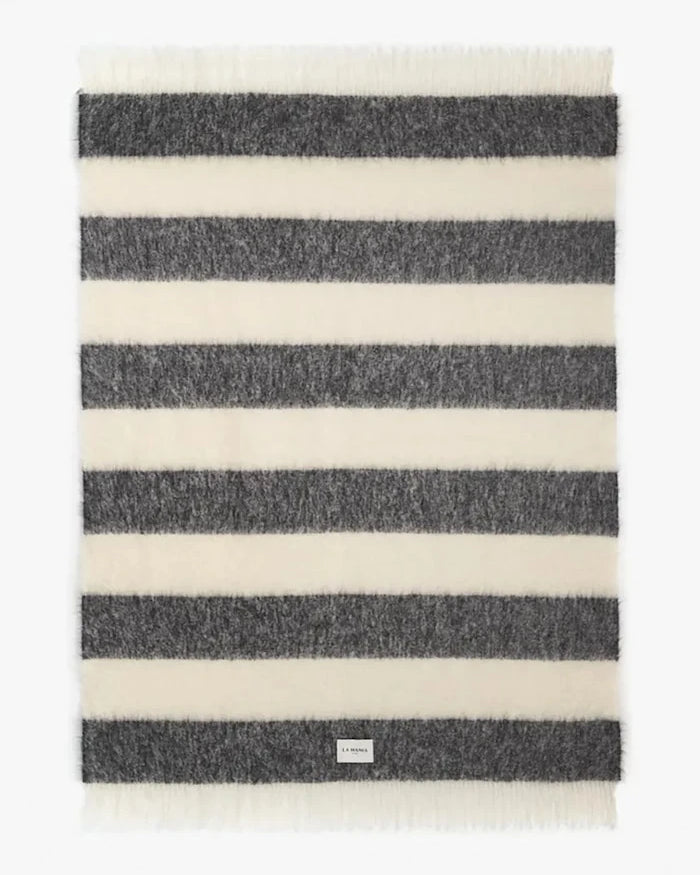La Mania Mohé Stripes Yün Battaniye 150 x 200 cm