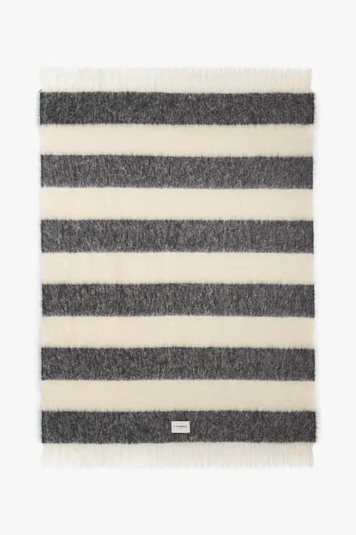 Вълнено одеяло La Mania Mohé Stripes 150 x 200 cm