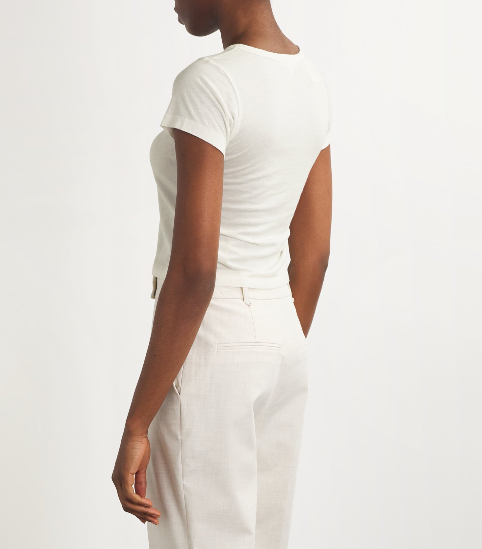 Ivory Cotton-Modal Baby T-Shirt