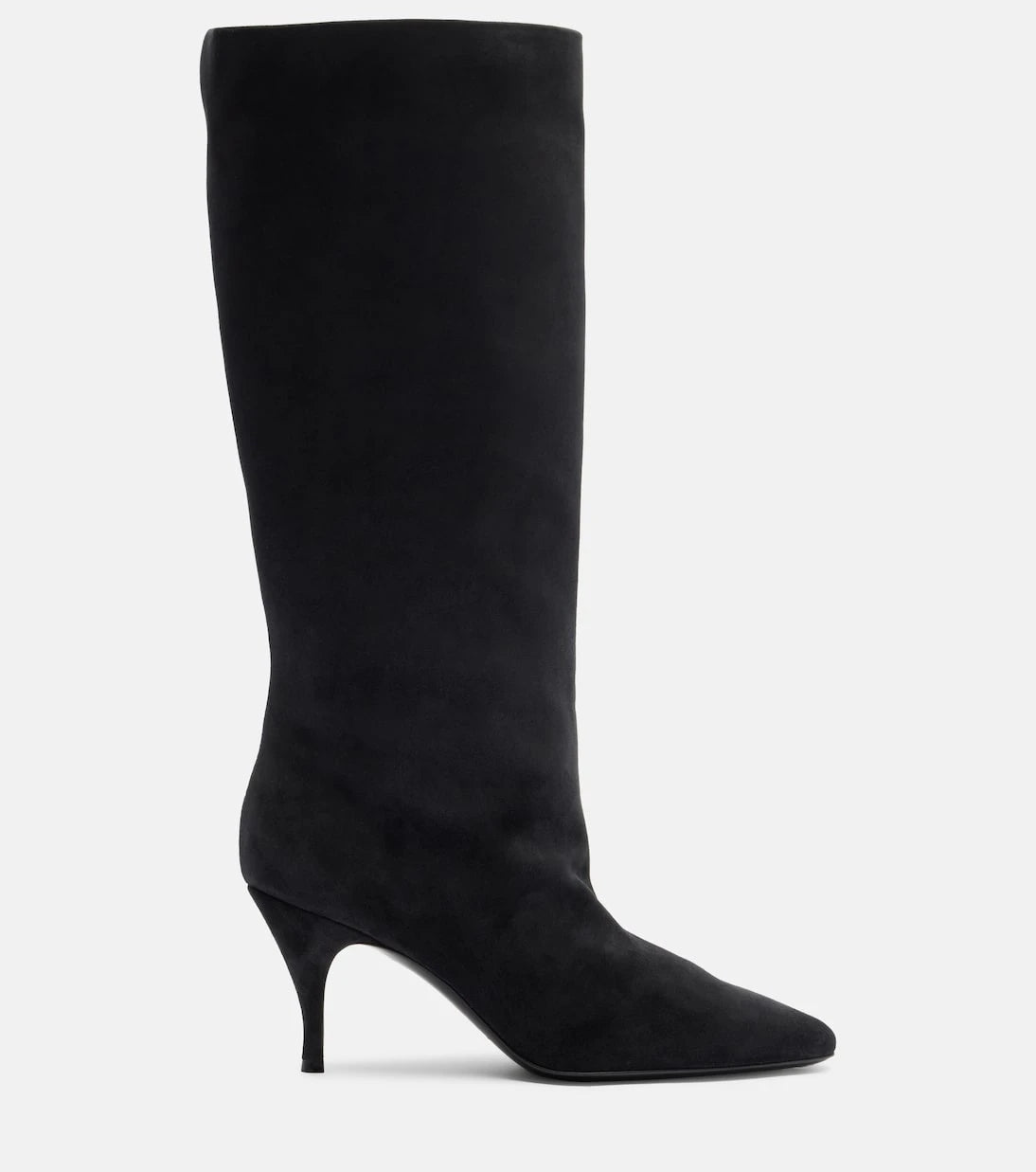 Herbert Levine - Silhouette suede knee-high boots