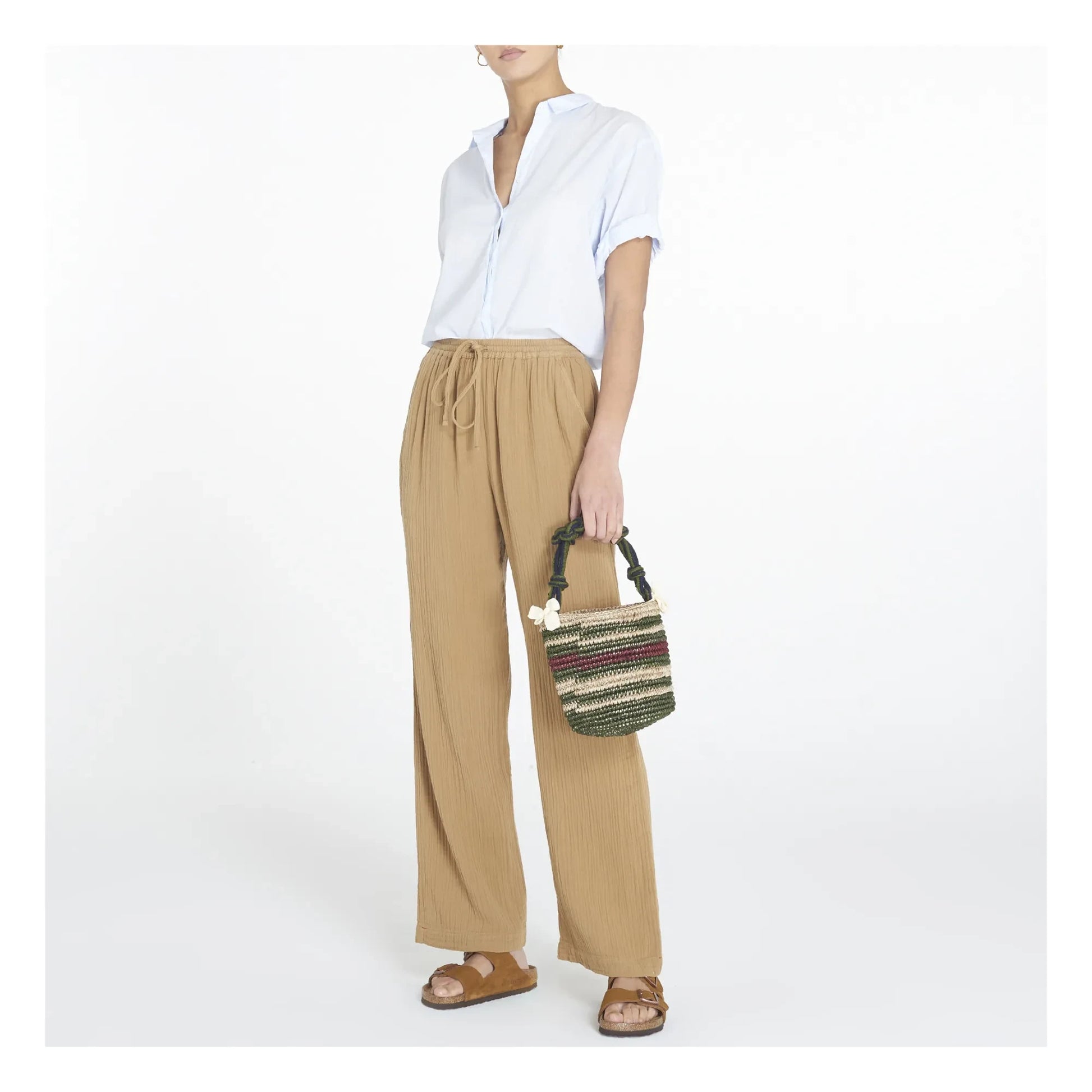 Xirena - Channing Cotton Poplin Shirt | Light blue