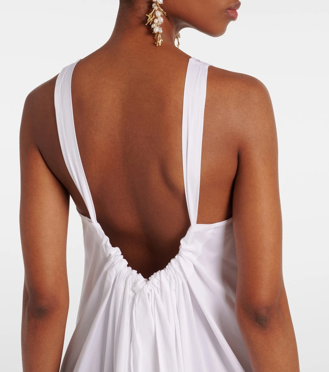 Max Mara - Romea cotton-blend poplin maxi dress