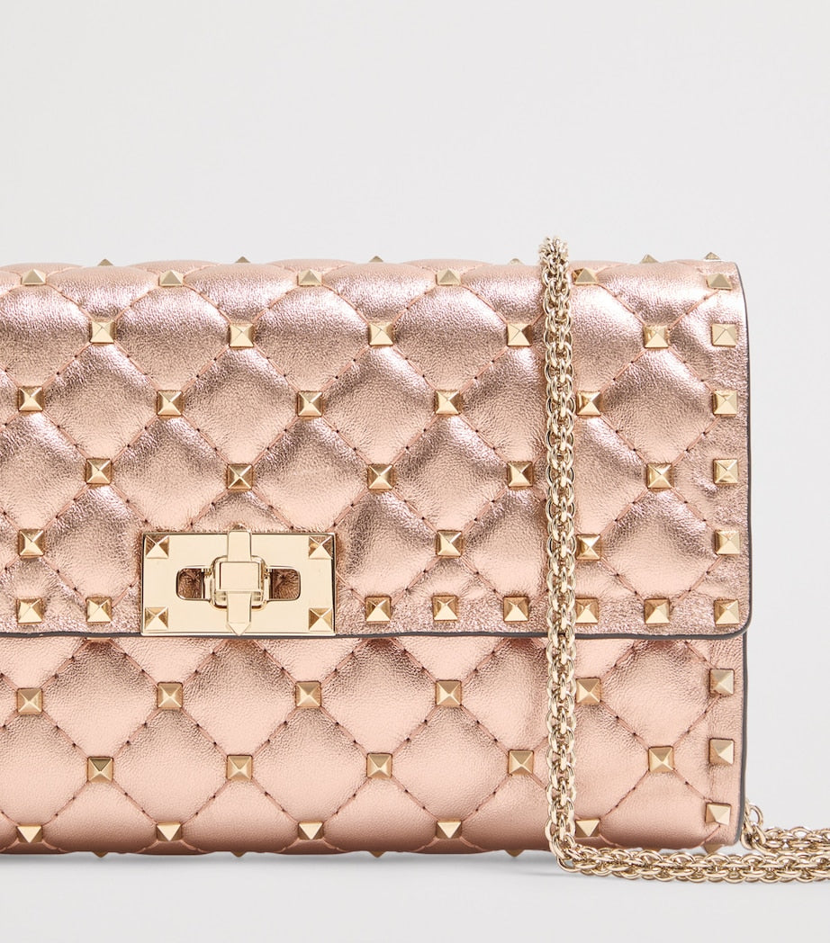 Valentino Garavani Leather Rockstud Spike Shoulder Bag