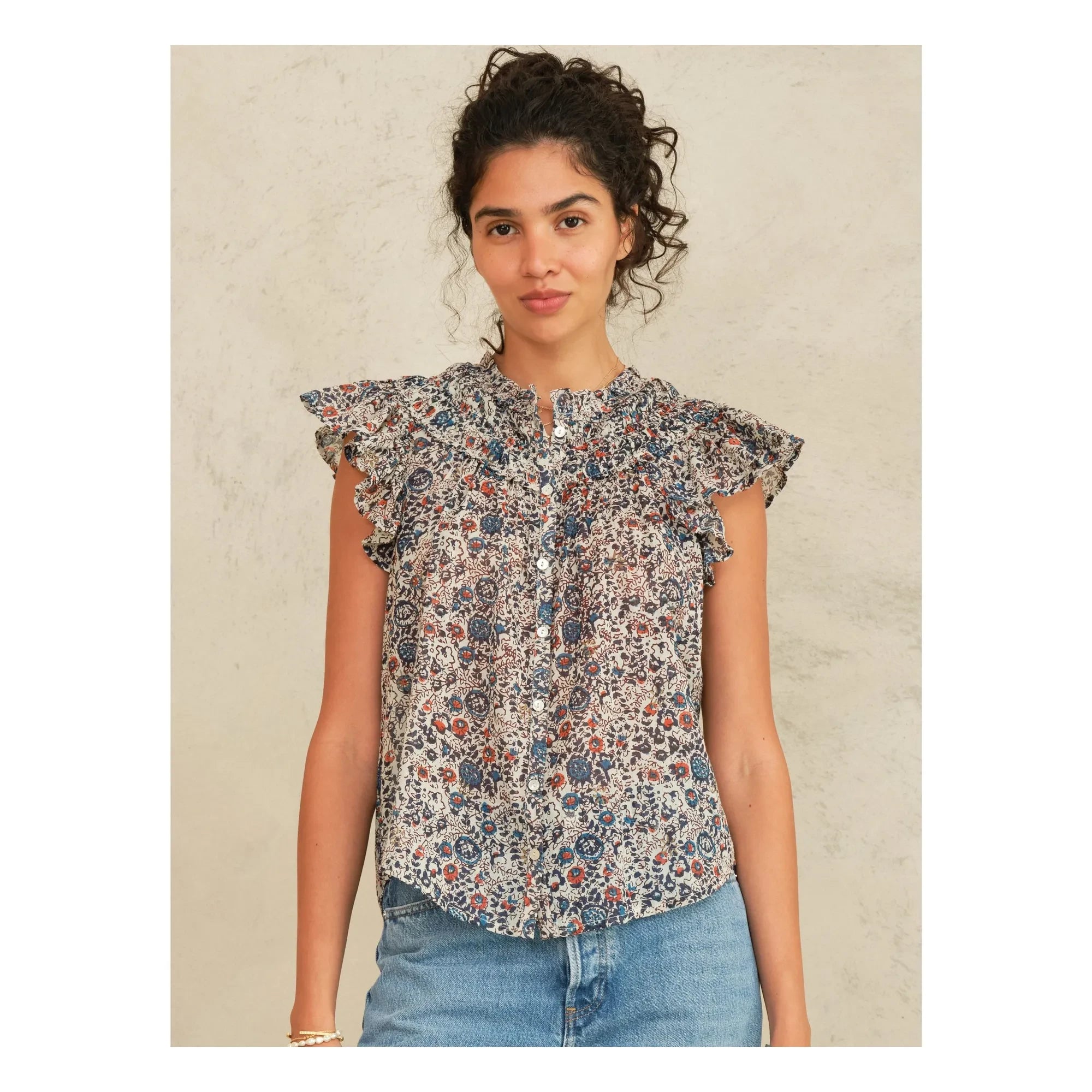 M.A.B.E. - Cass blouse | Indigo