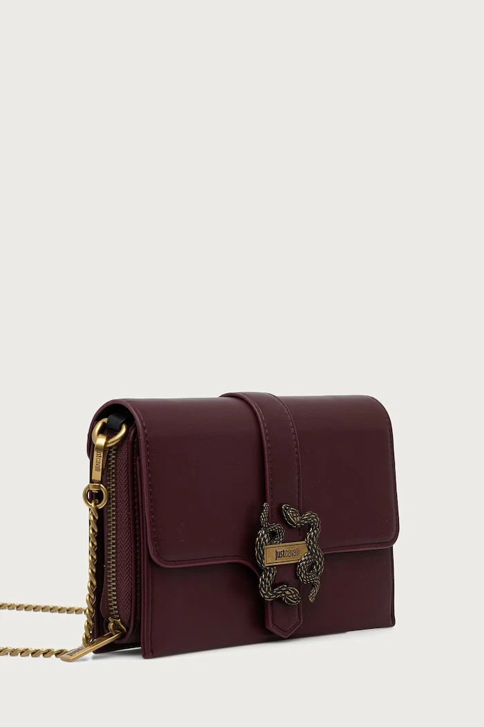 Just Cavalli suni deri kadın crossbody çanta