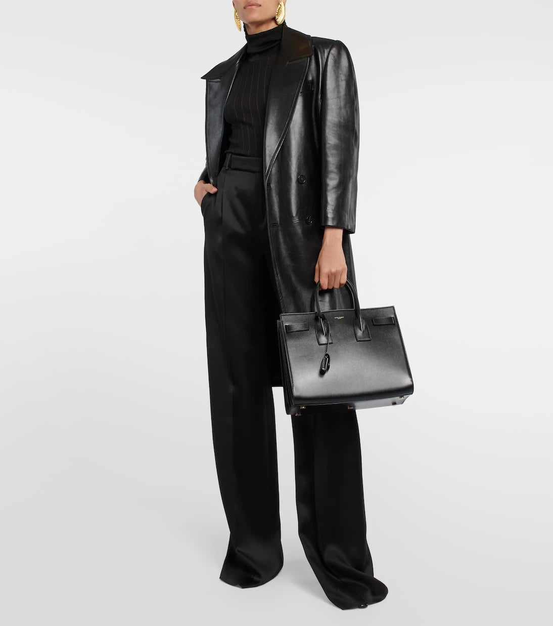 Saint Laurent - Sac De Jour Small leather tote bag