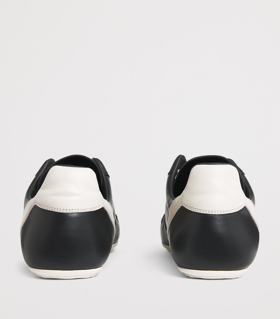Leather Minimal Low-Top Sneakers