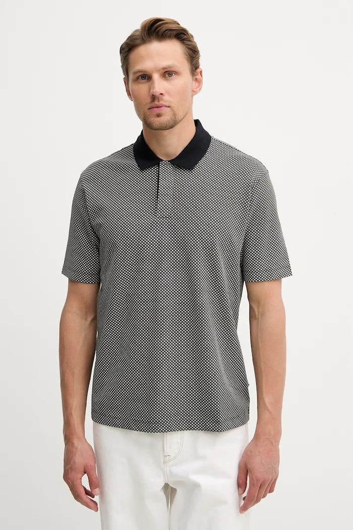 Armani Exchange Erkek Pamuk Elastan Polo Tişört
