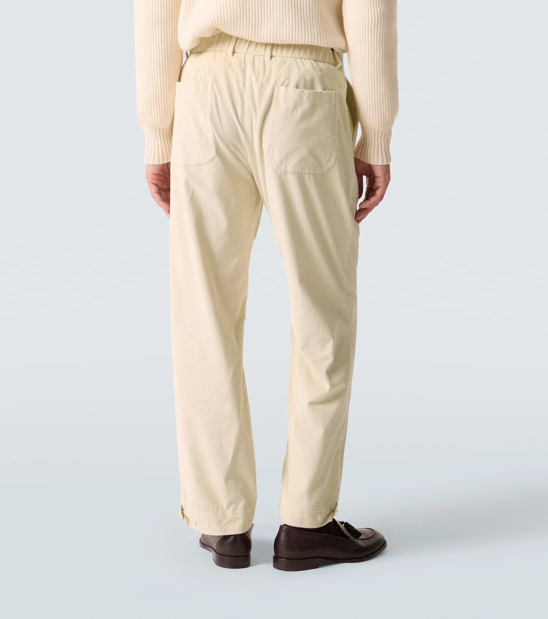 Brioni - Cotton and wool corduroy straight pants