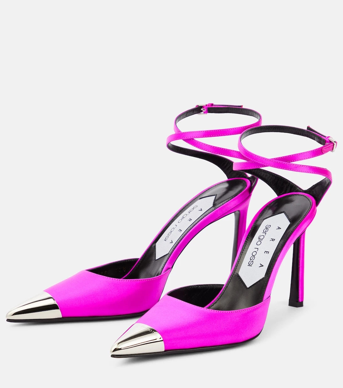 Area - Amazona slingback leather pumps