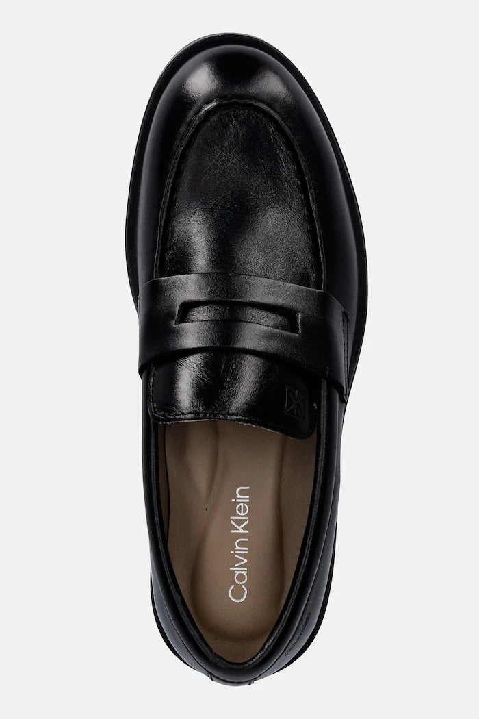 Calvin Klein ESS RUBBER PENNY LOAFER POL LTH Deri Mokasen