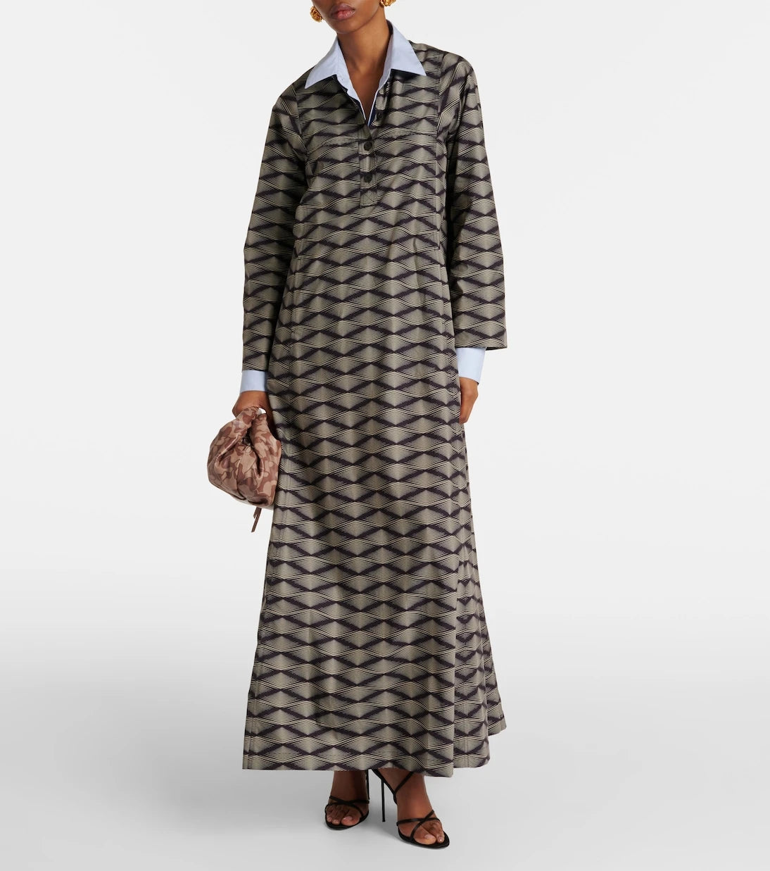 Dries Van Noten - Printed cotton poplin maxi dress