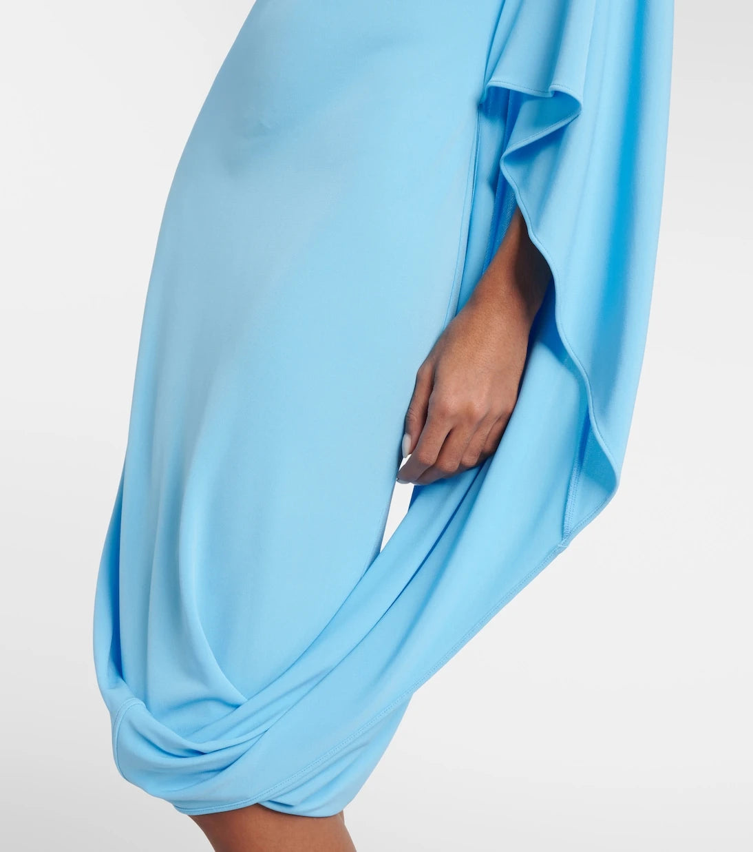 Stella McCartney - Draped jersey midi dress