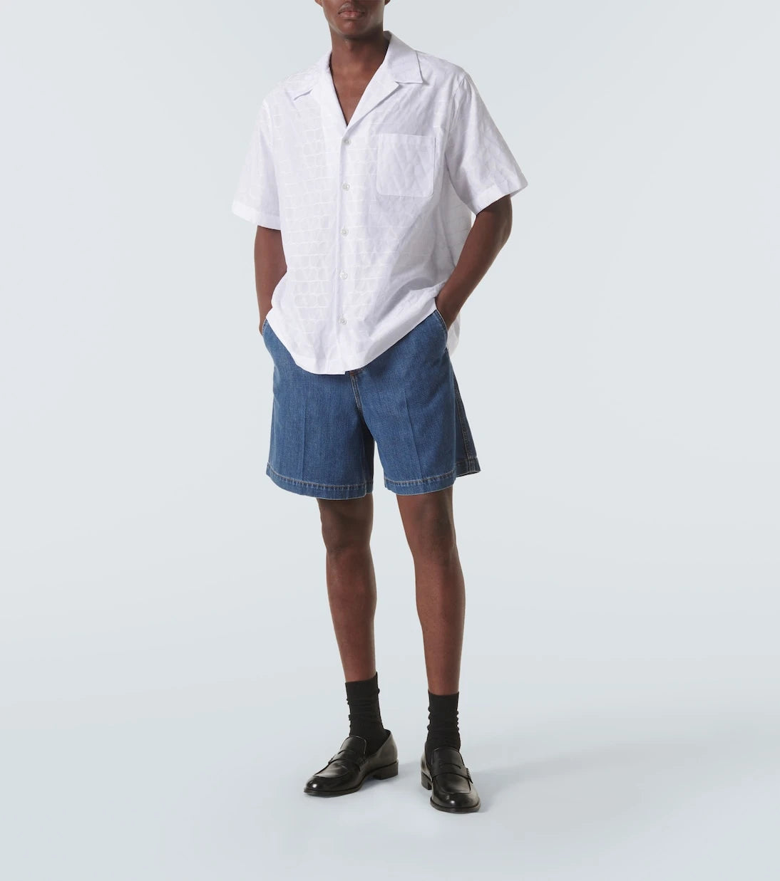 Valentino - Kot Bermuda şort