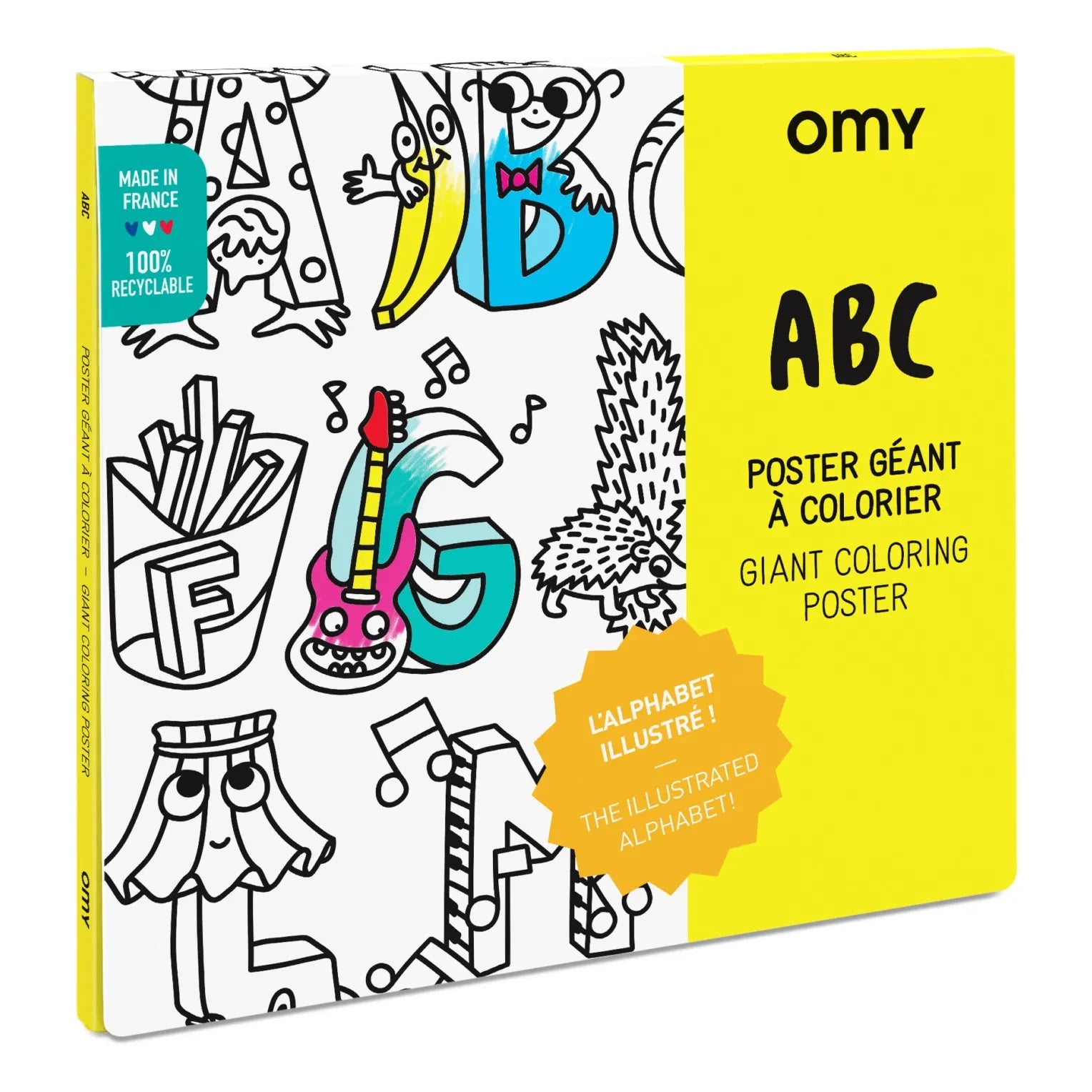 Omy - Giant ABC Colouring Poster