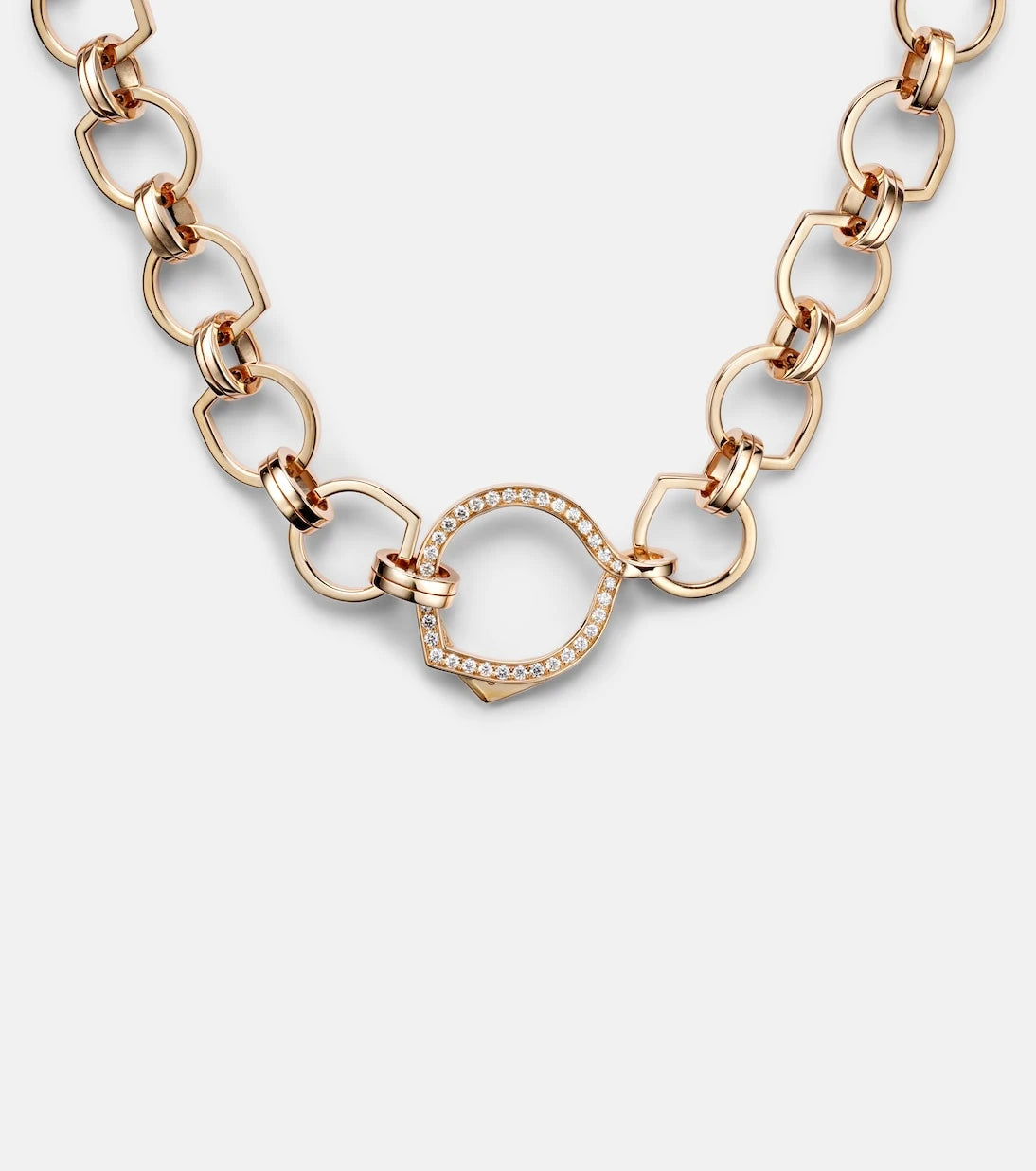 Repossi - Antifer 18kt rose gold necklace with diamonds
