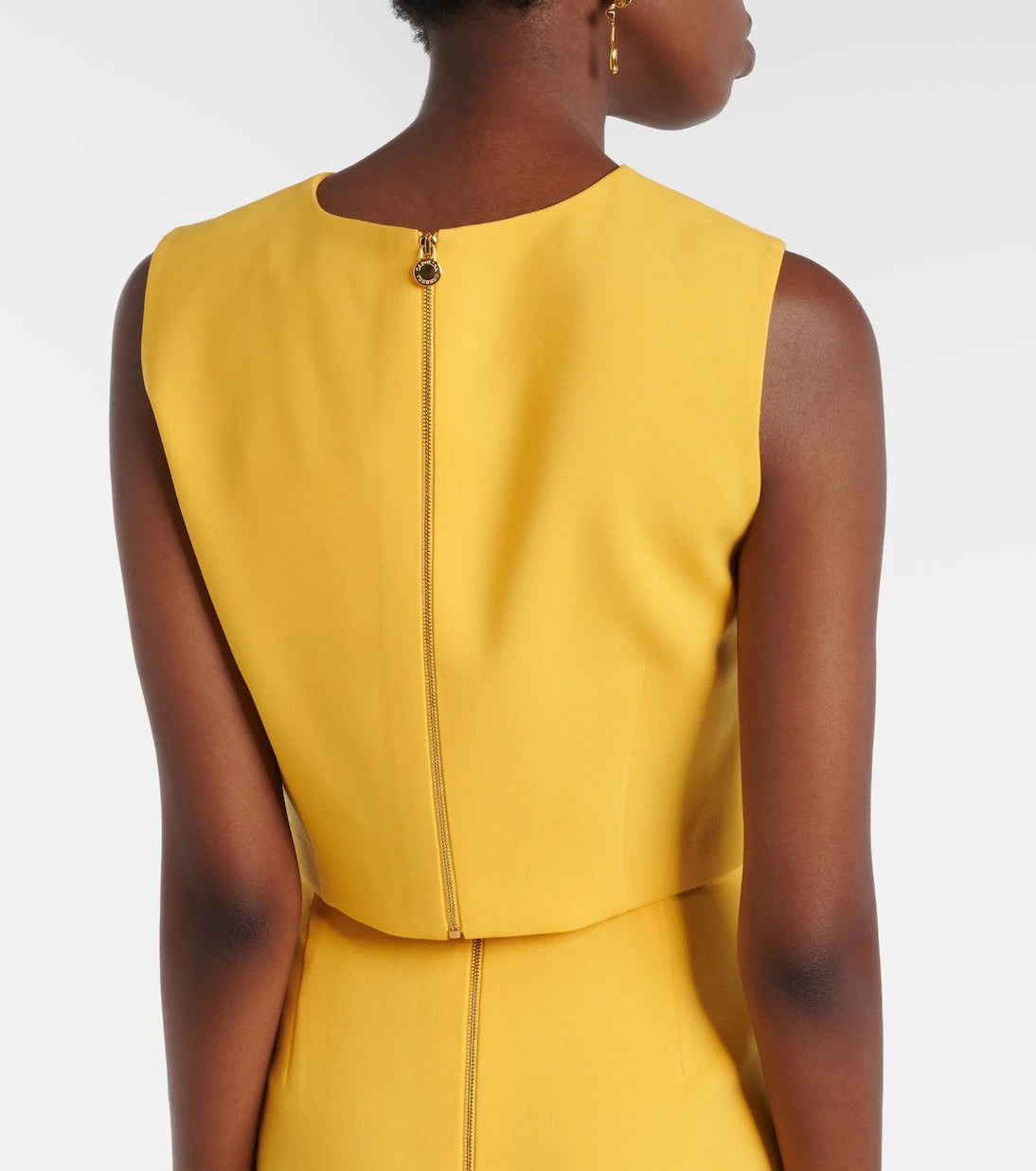 Carolina Herrera - Wool-blend crop top