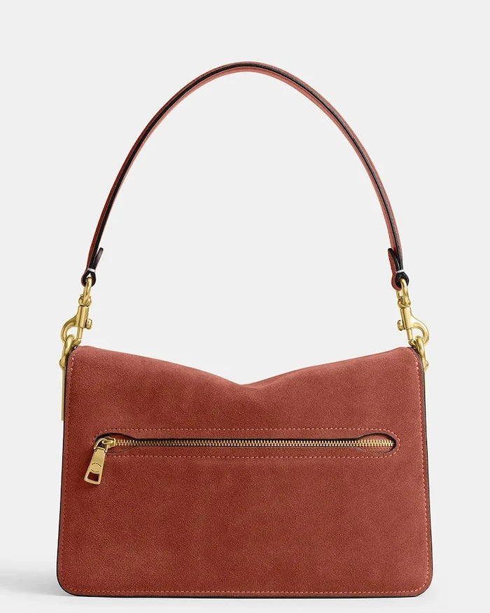 Coach чанта дамска от велур Suade Chain Tabby Shoulder Bag