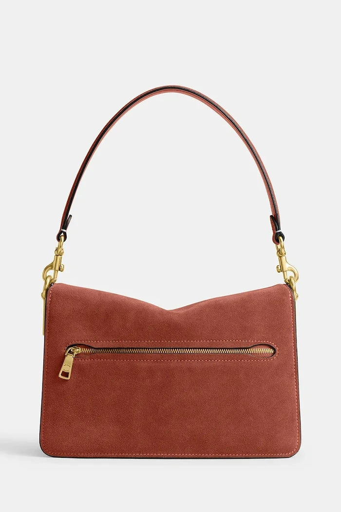 Coach чанта дамска от велур Suade Chain Tabby Shoulder Bag