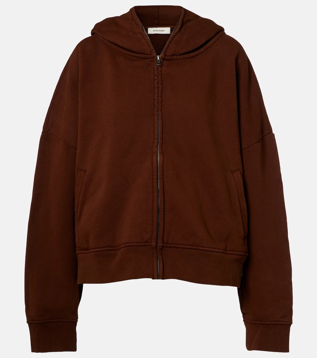 Entire Studios - Thermal cotton fleece zip-up hoodie
