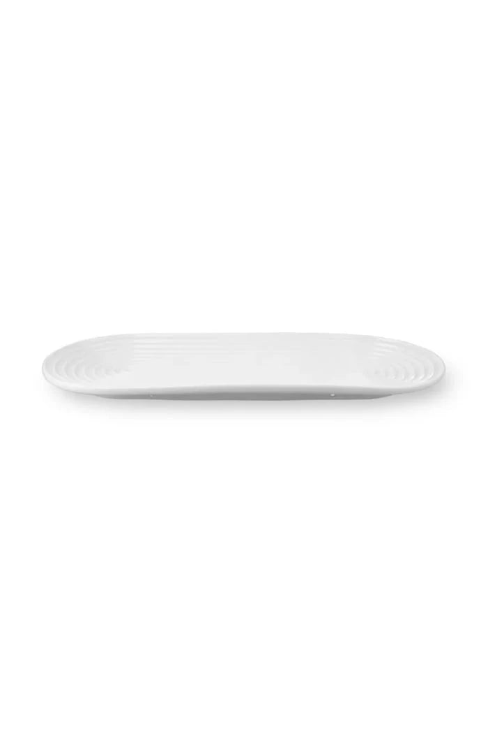 Lyngby Porcelæn porselen servis tabağı 32 x 14,5 cm