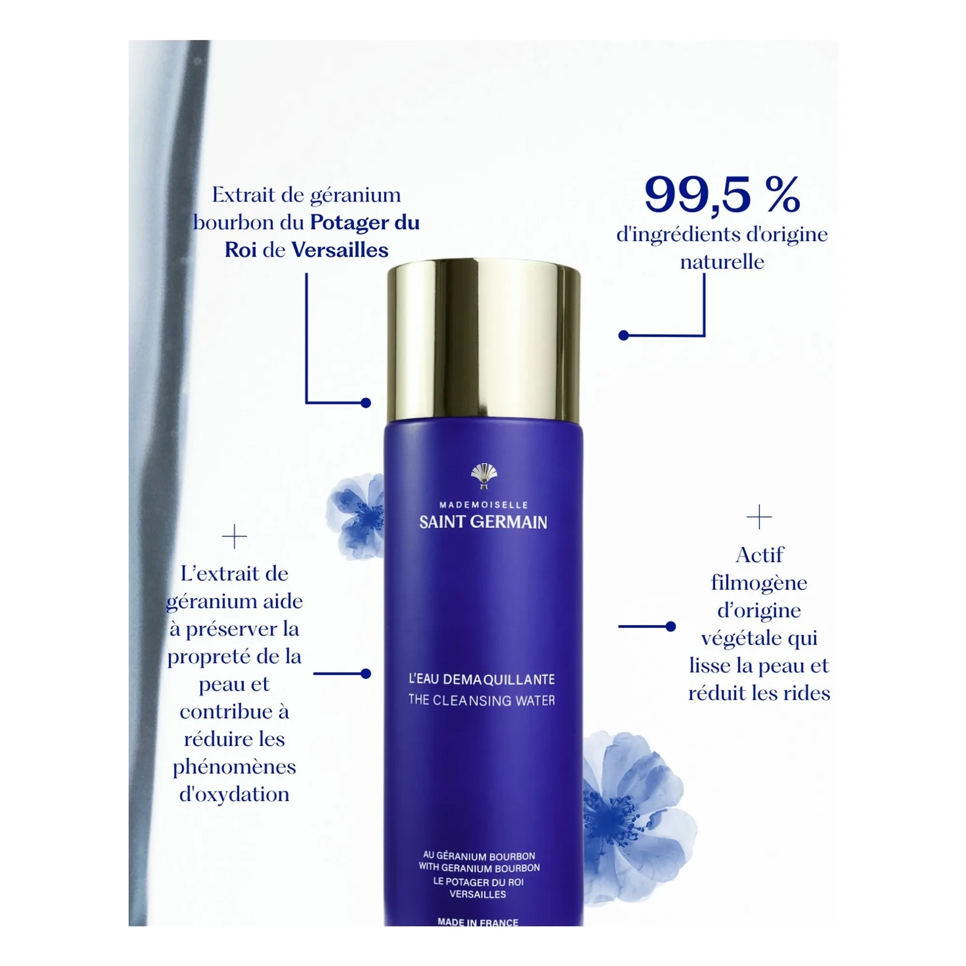 Mademoiselle Saint Germain - Cleansing water - 120ml