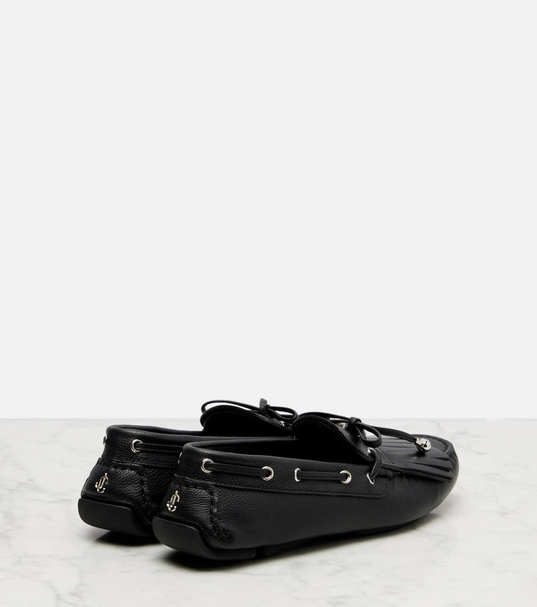 Jimmy Choo - Manon leather moccasins