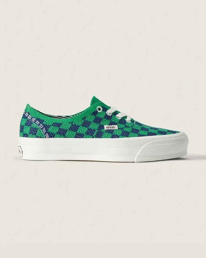 Vans LX Premium Authentic 44 EK Kareli Düşük Sneaker