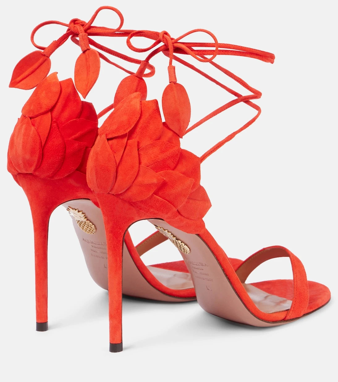 Aquazzura - صندل هيبسكس 105 من الشمواه