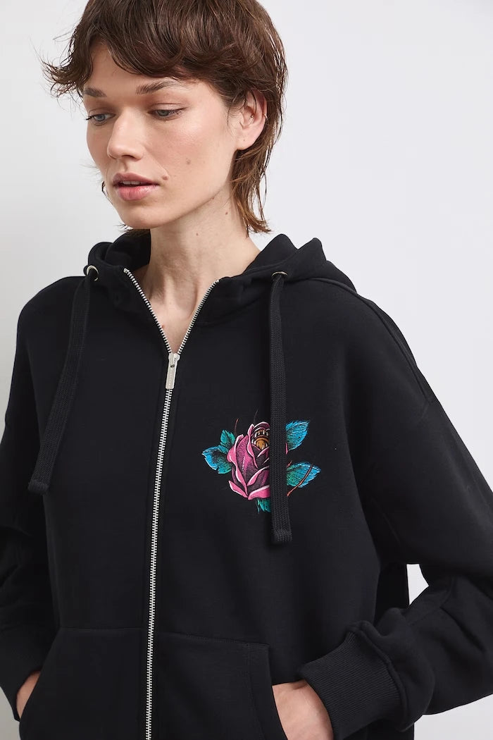 Medicine kapüşonlu kadın pamuklu sweatshirt