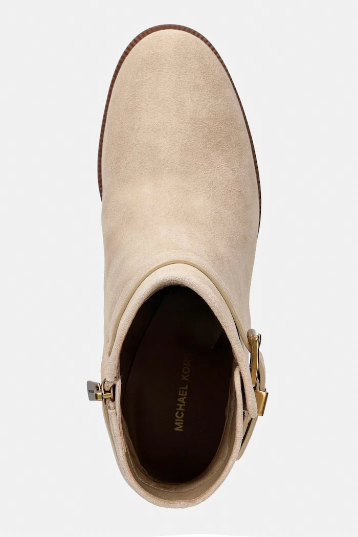 MICHAEL Michael Kors боти дамски от велур Rachel Heeled Bootie