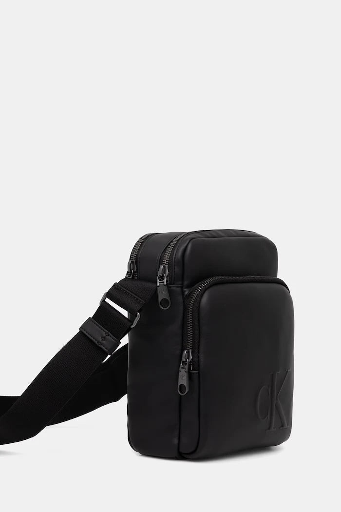 Calvin Klein erkek omuz çantası, suni deri