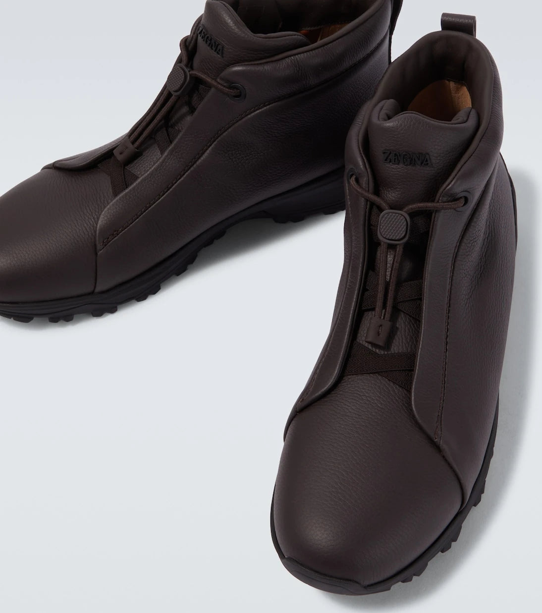 Zegna - Triple Stitch Vetta leather sneakers