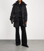 Moncler Black Down Litte Long Coat