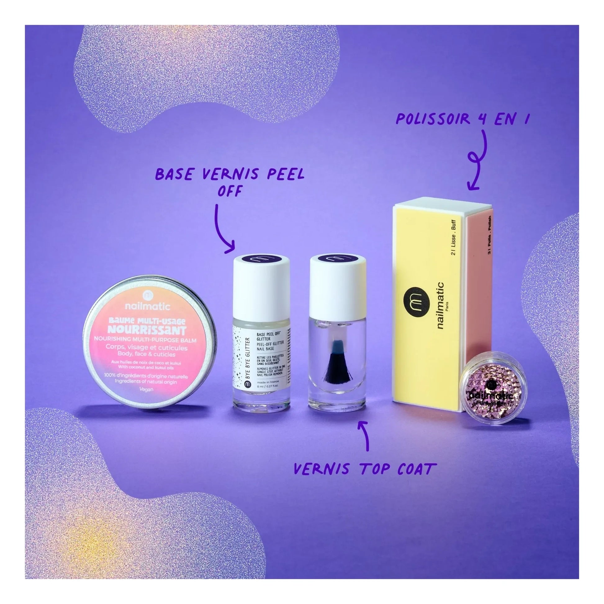 Nailmatic Kids - Glitter Gang set