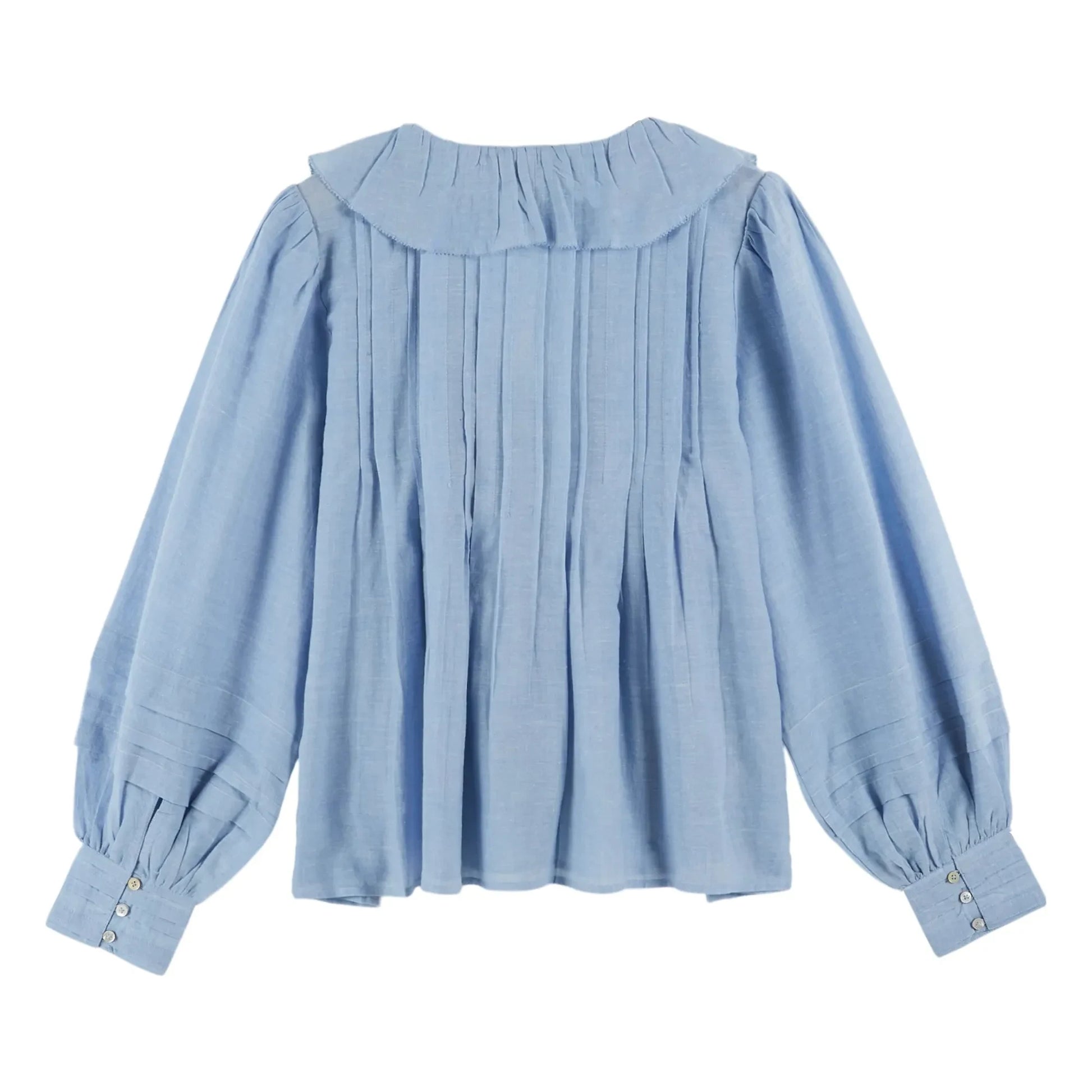 Emile et Ida - Khadi Cotton Blouse | Blue