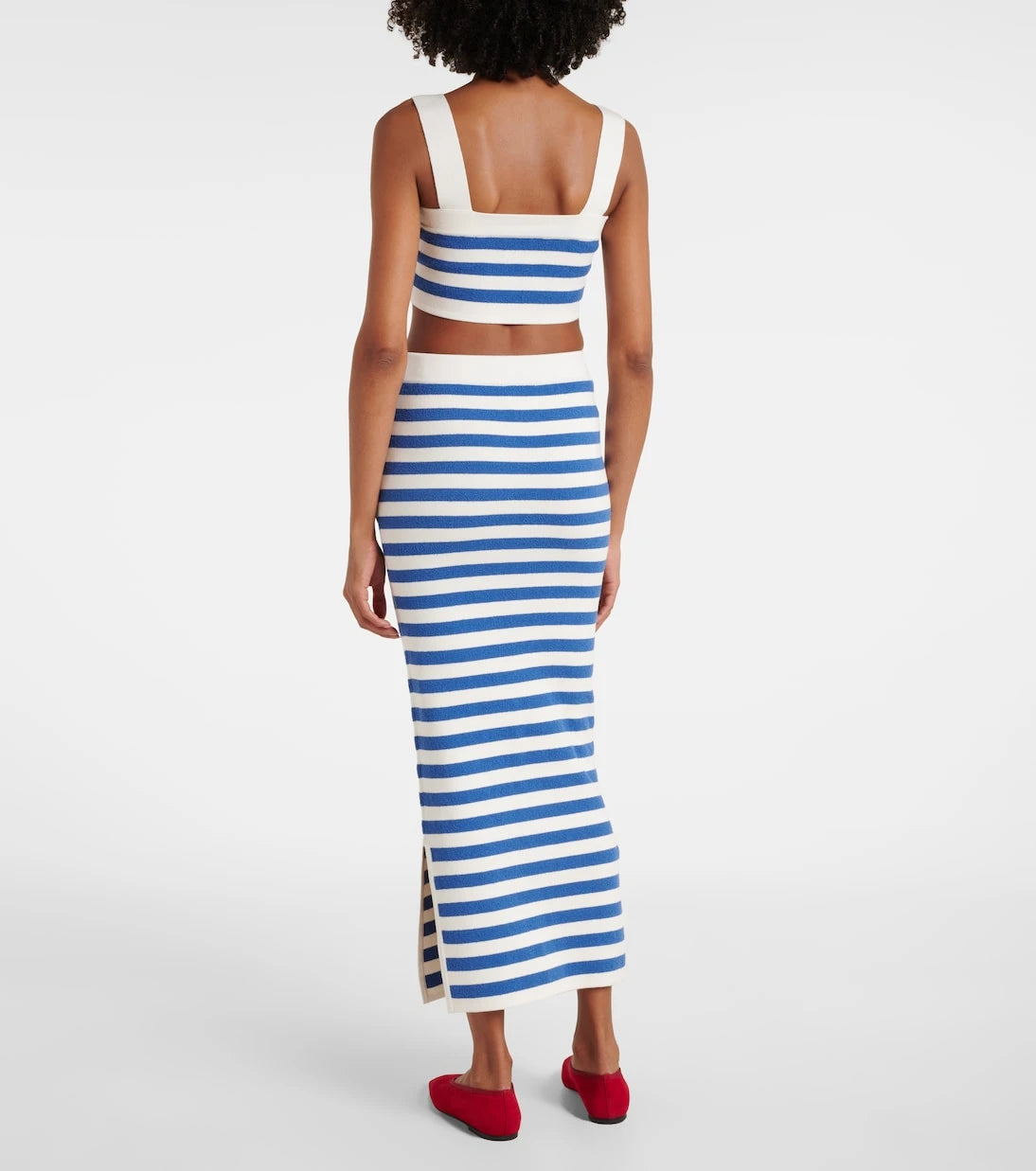 Posse - Ari striped pencil skirt