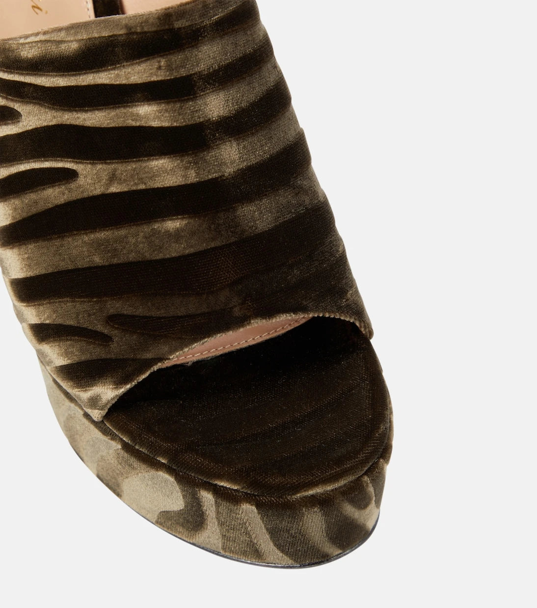 Gianvito Rossi - Holly zebra-print platform mules