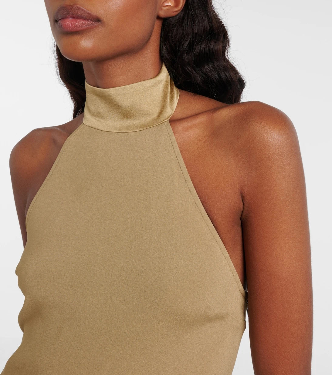 Taller Marmo - Berlin fringed crêpe cady gown