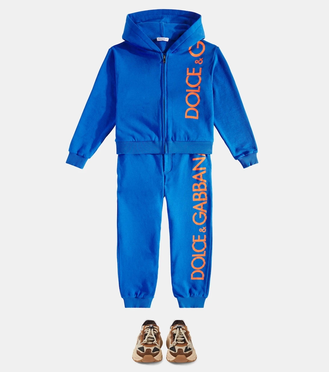 Dolce&Gabbana Kids - Logo cotton jersey sweatpants