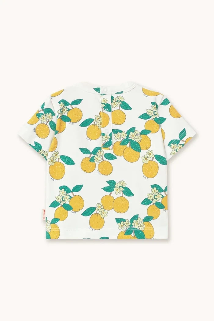 Бебешка тениска Tinycottons ORANGES KNITTED BABY TEE