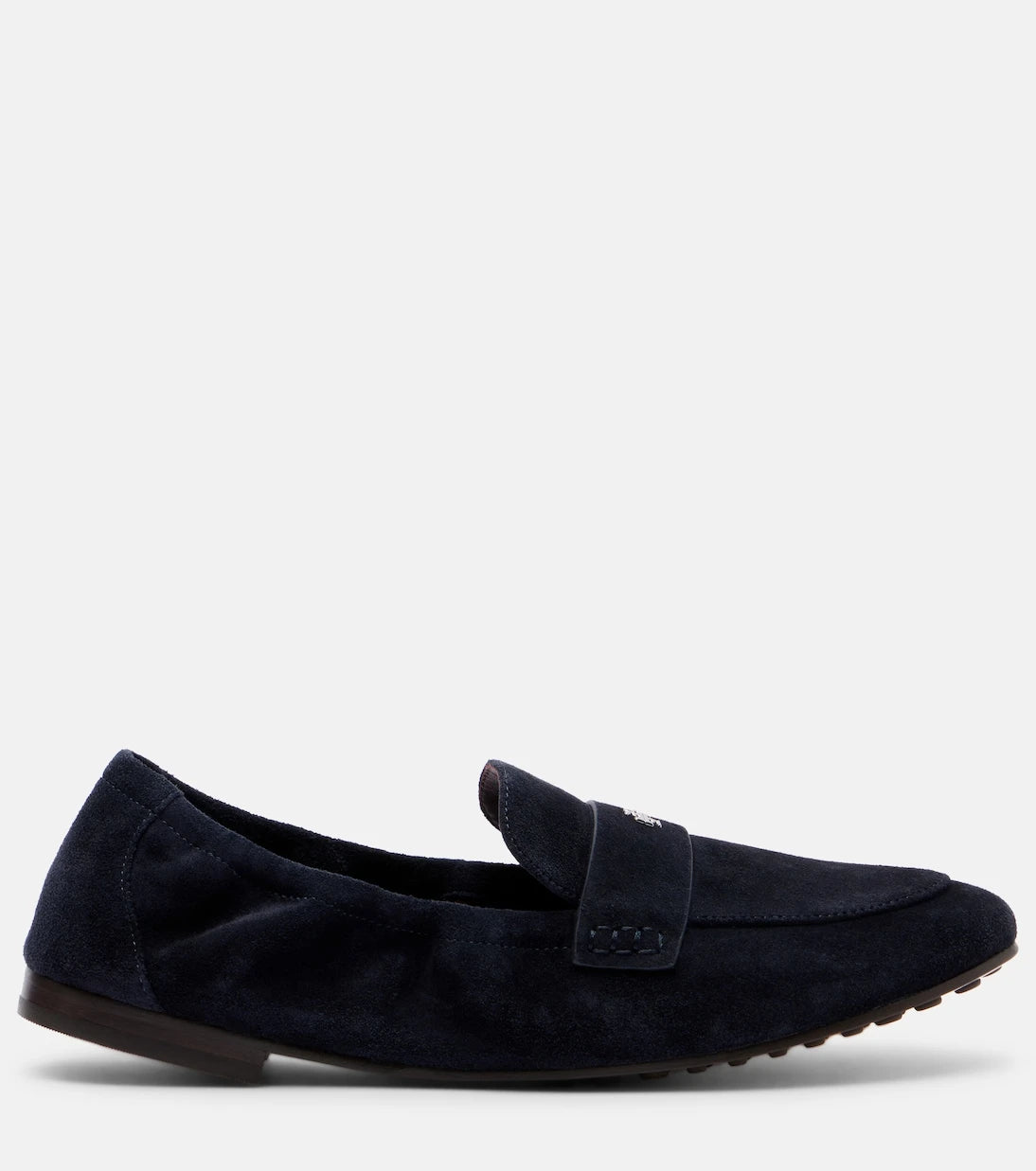 Tory Burch - Logo suede loafers