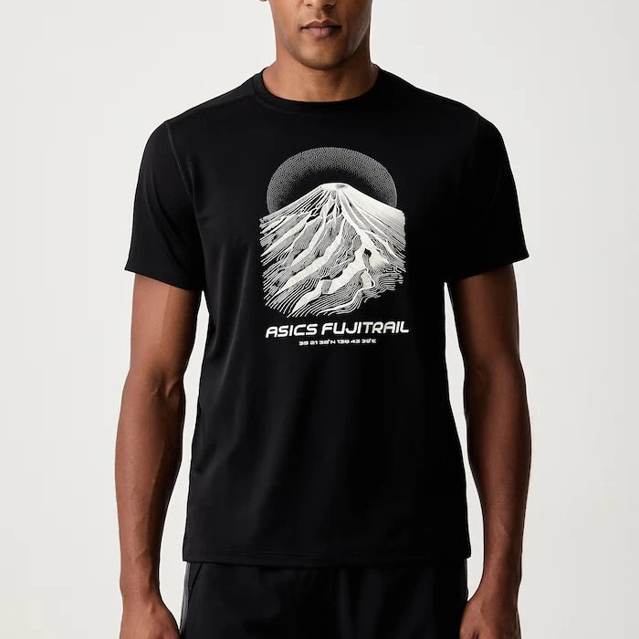 Asics Erkek Koşu Tişörtü FUJITRAIL LOGO SS TOP