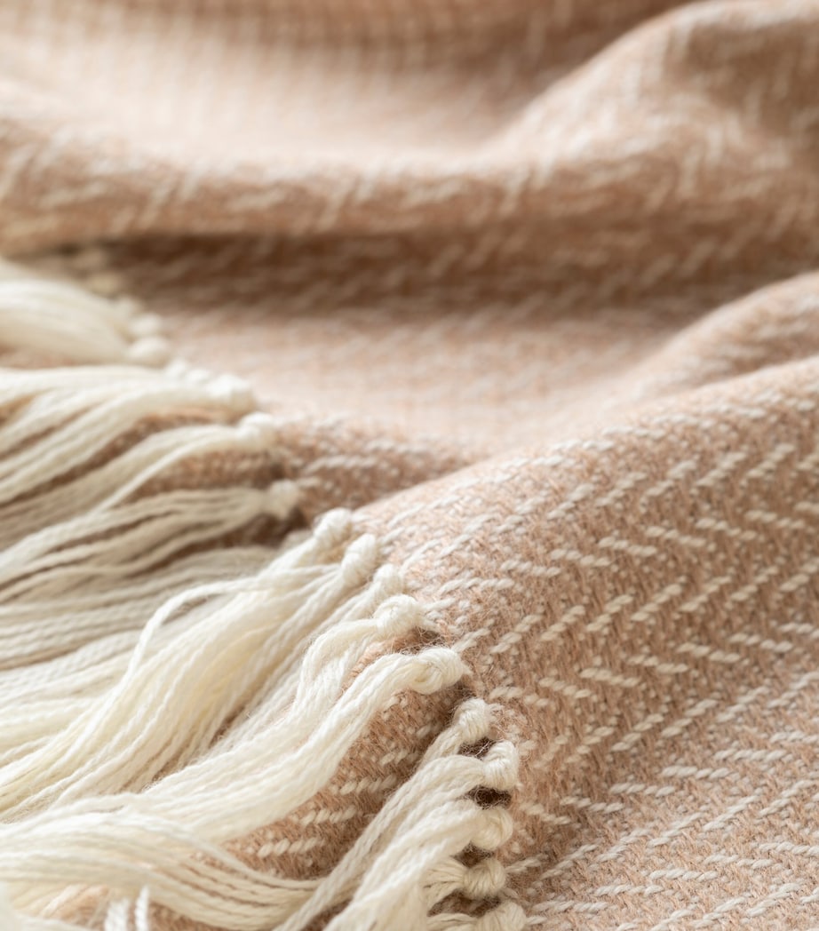 Alpaca-Blend Woodland Inkcap Throw (150cm x 230cm)