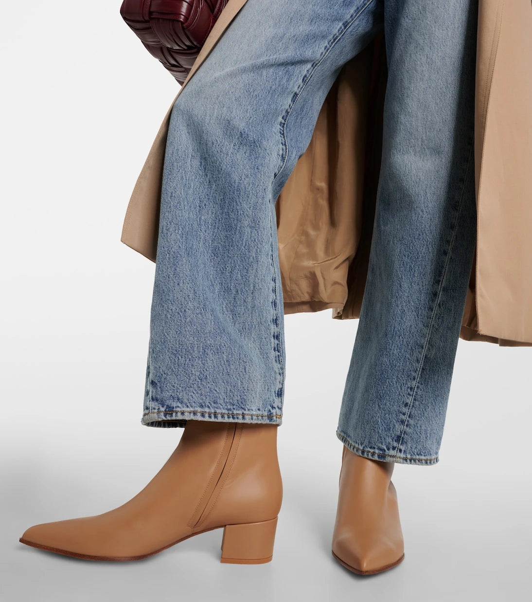 Gianvito Rossi - Lyell 45 leather ankle boots