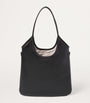 Black Leather Ivy Tote Bag