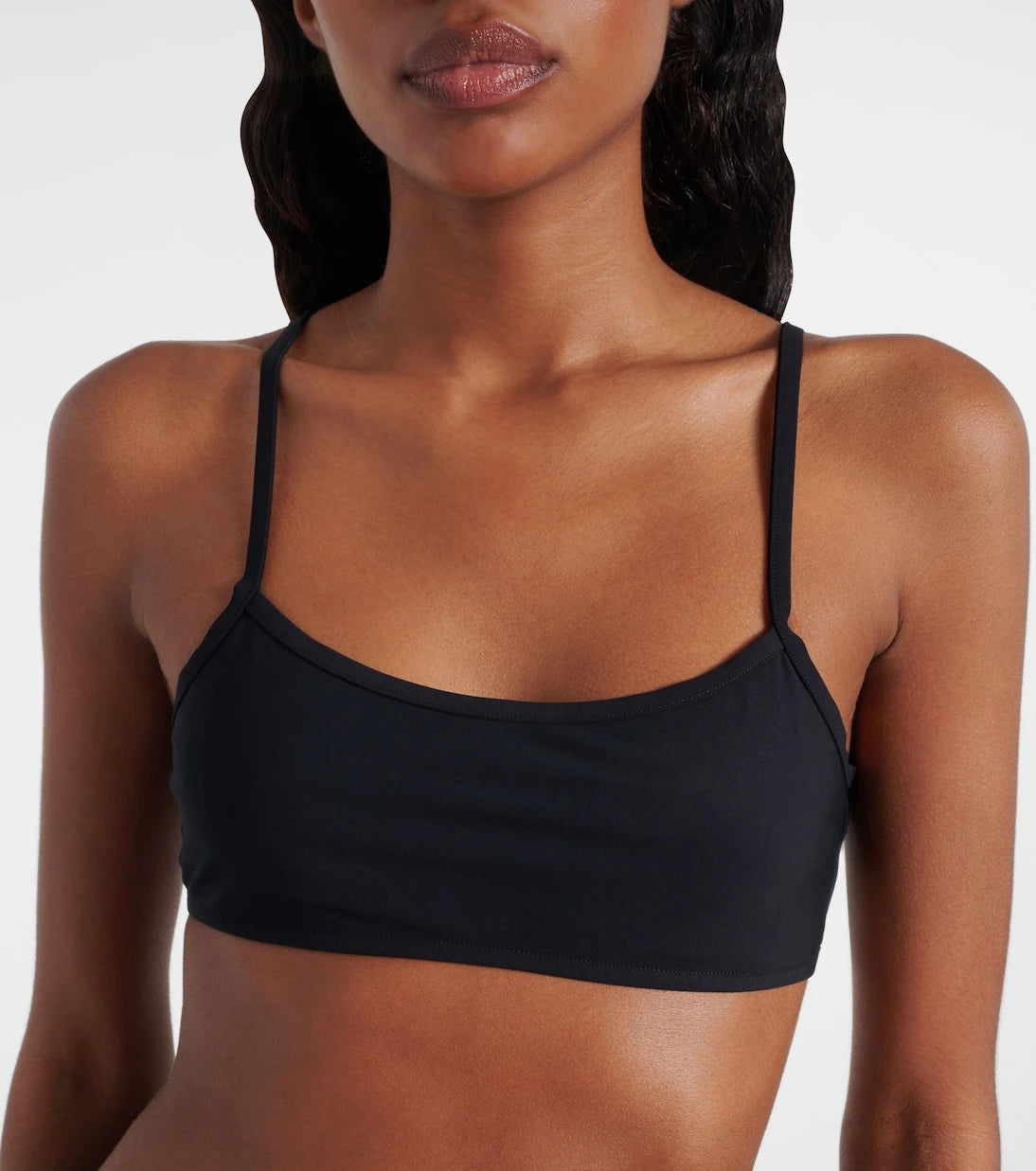 Alaïa - Pleated low-rise bikini