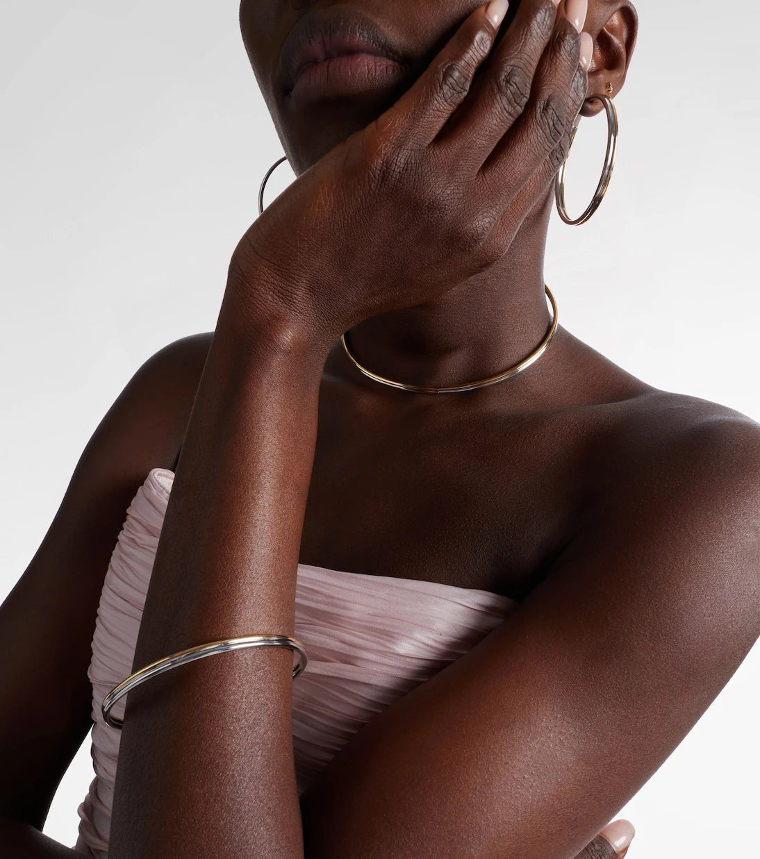 Jennifer Fisher - Thread 10kt gold-plated bangle