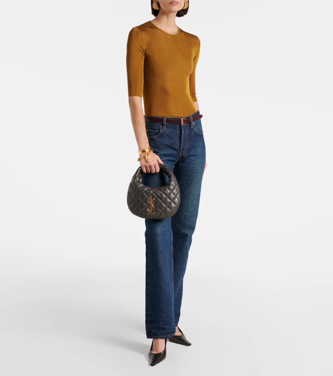 Saint Laurent - Icarino quilted leather tote bag