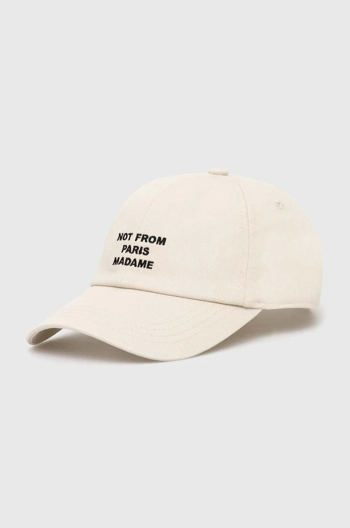 Памучна шапка с козирка Drôle de Monsieur La Casquette Slogan